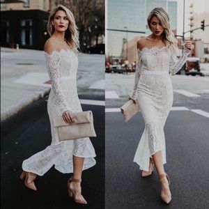 White Lace Dress